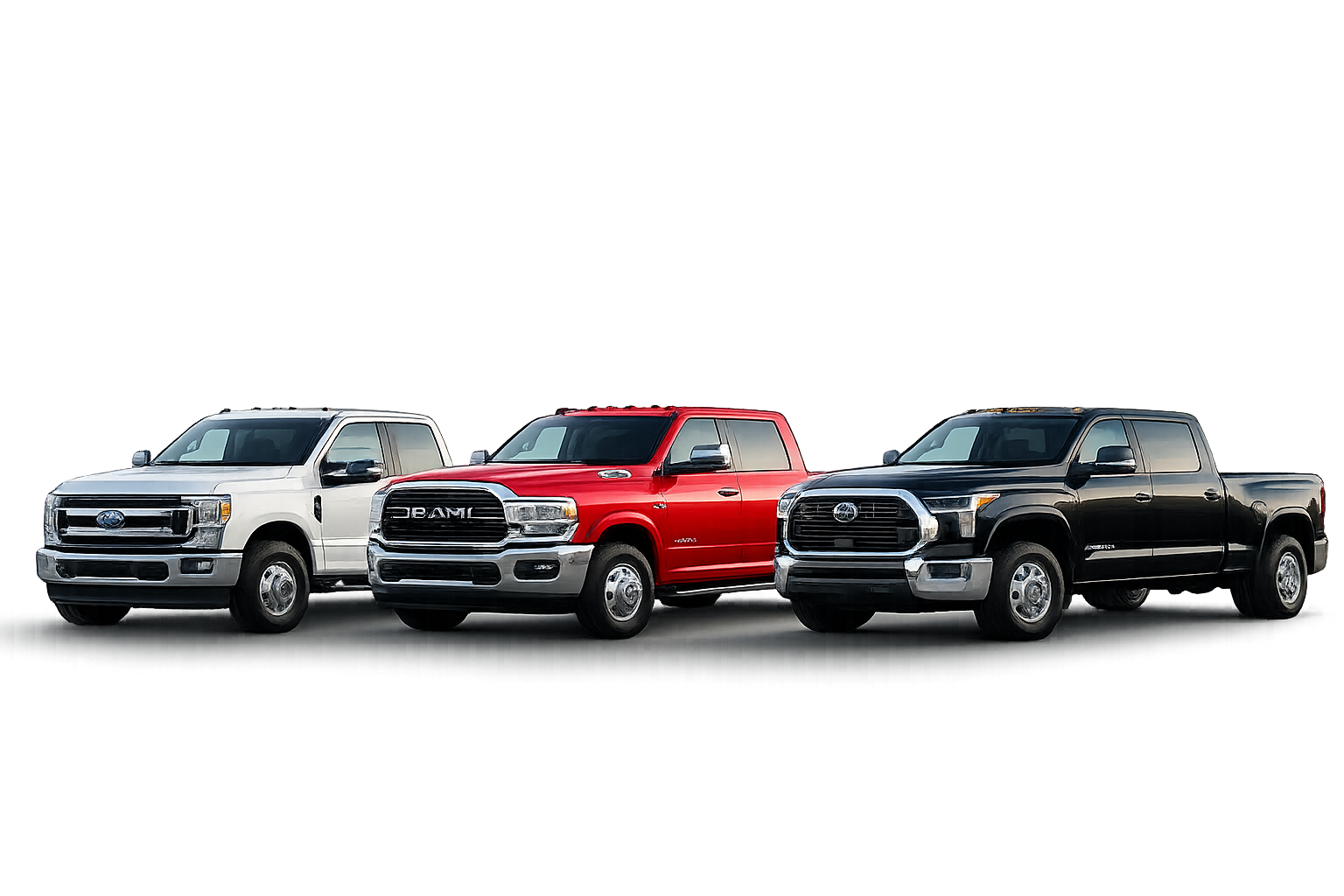 Mobile technician servicing work truck fleet at business location