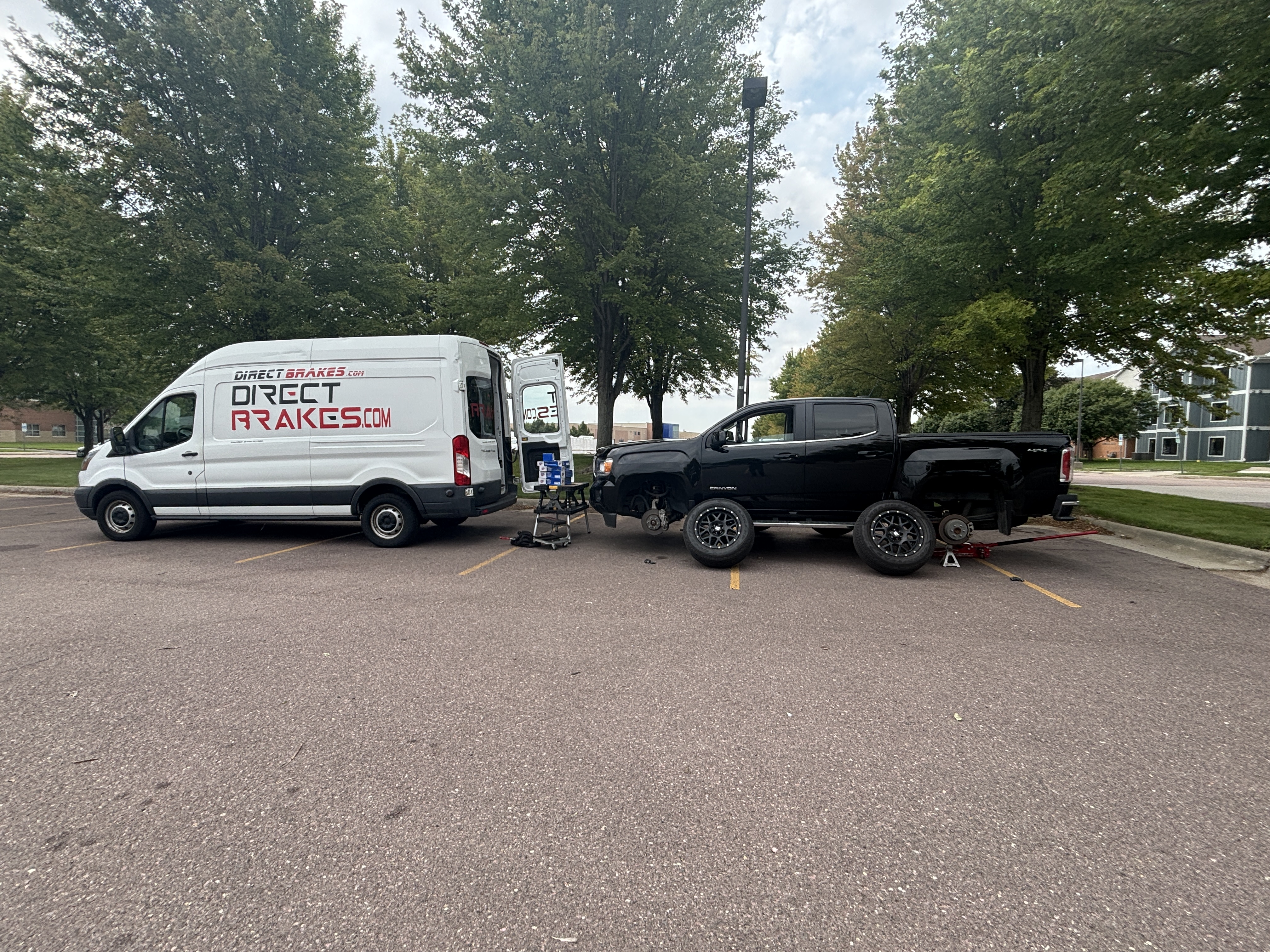 Fleet vehicles serviced overnight Sioux Falls