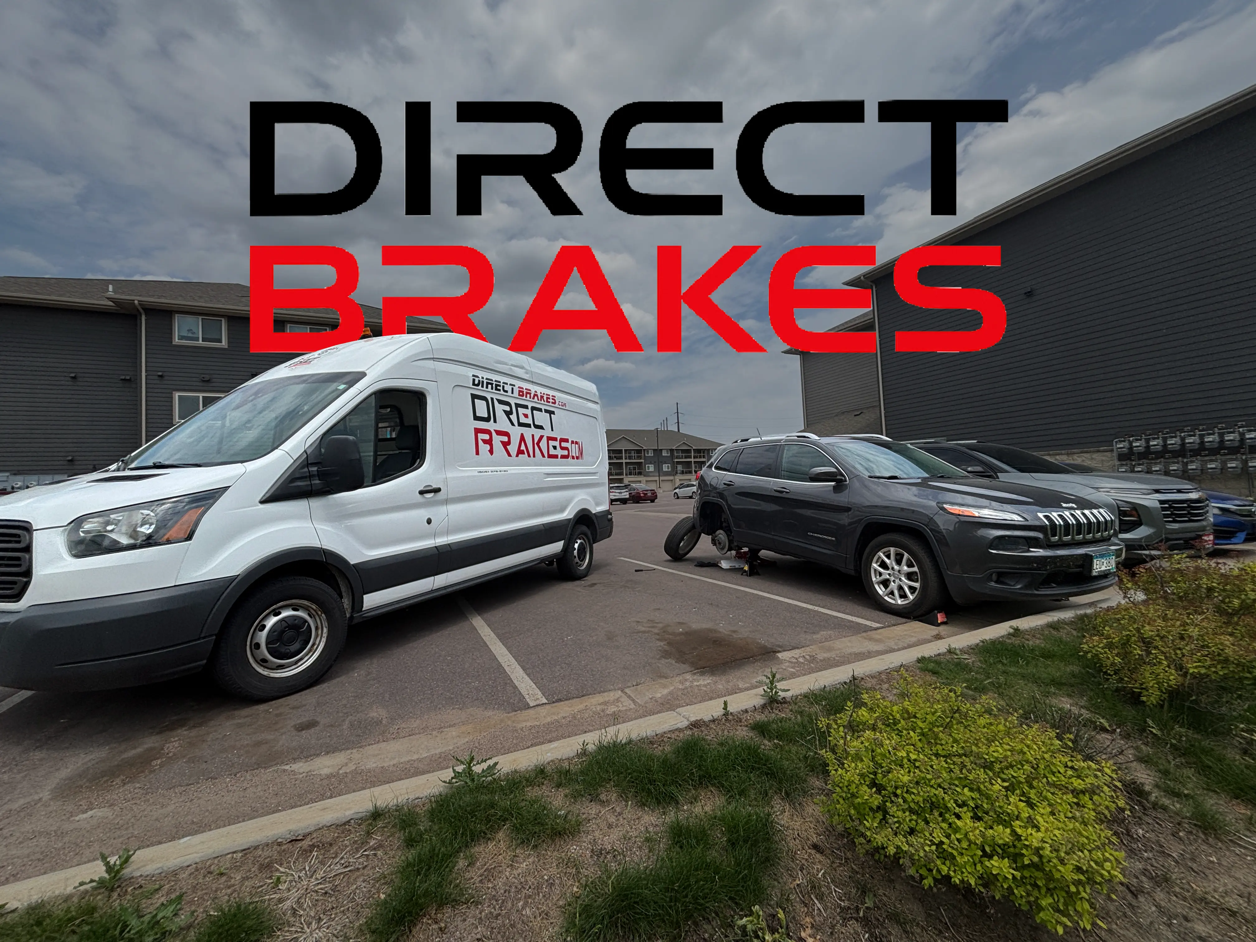 Mobile brake technician servicing vehicle in Harrisburg, SD