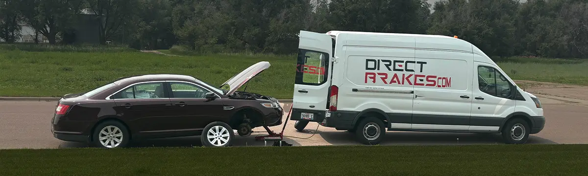 Harrisburg SD mobile brake repair service area map showing coverage of Harrisburg Tea Canton Lennox