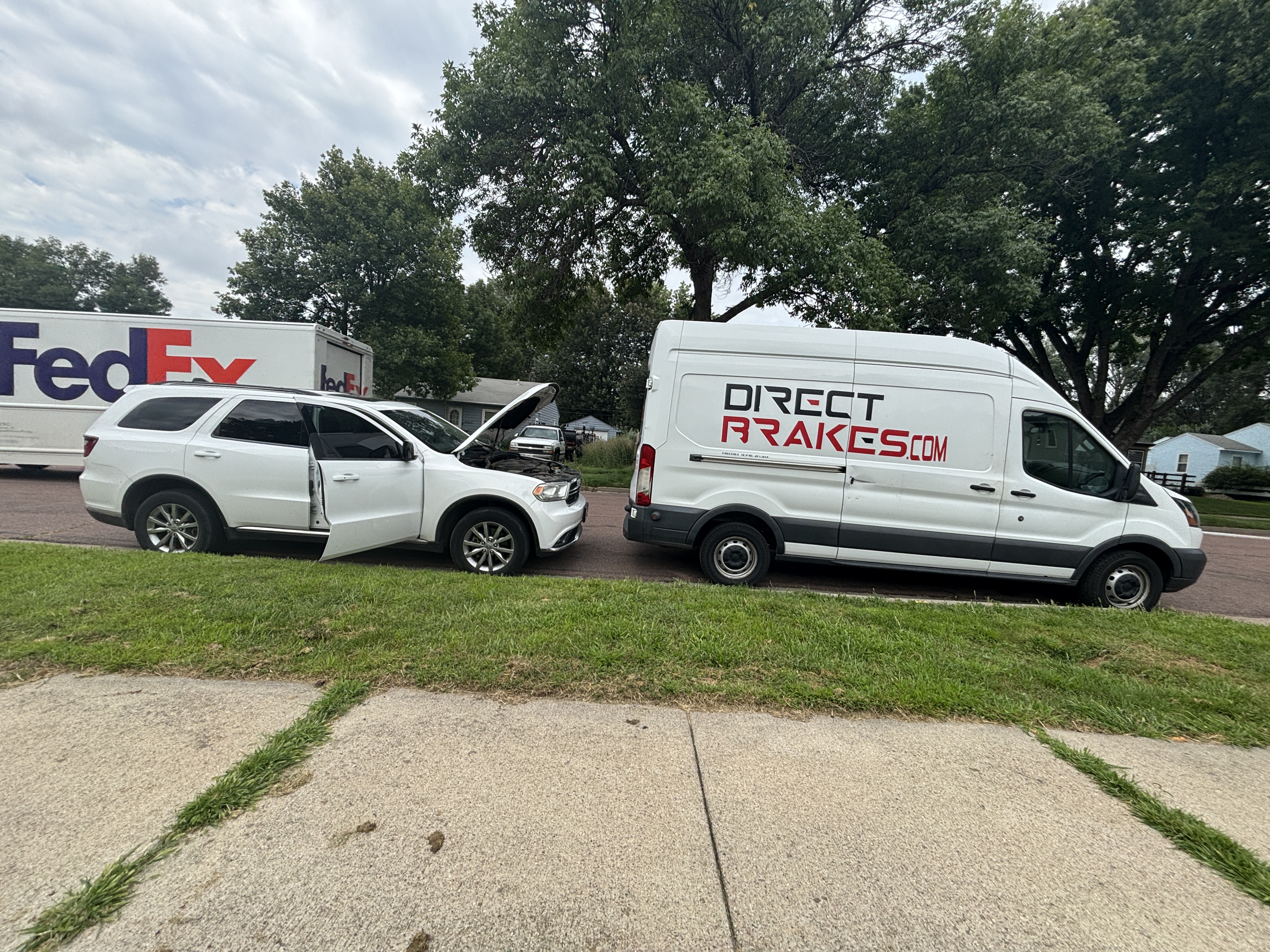 New car battery installed and secured